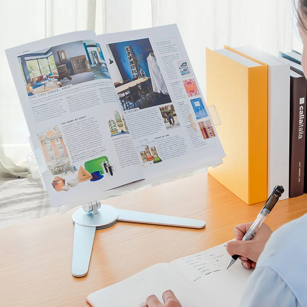 Book Reading Stand Adjustable Multi-Functional Compact Book Rack for Home School Classroom Office Student Use Reading Stand