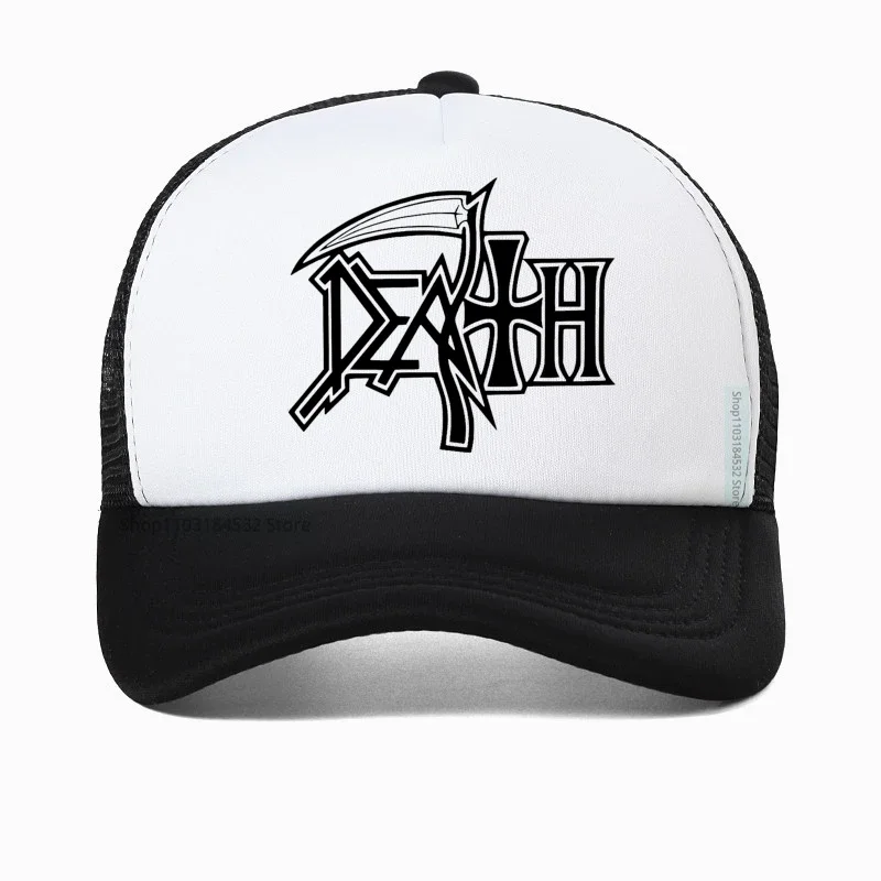 DEATH ROCK BAND HEAVY METAL Baseball Cap New DEATH ROCK Men Women hat Mesh Visor Outdoor Sun Hats