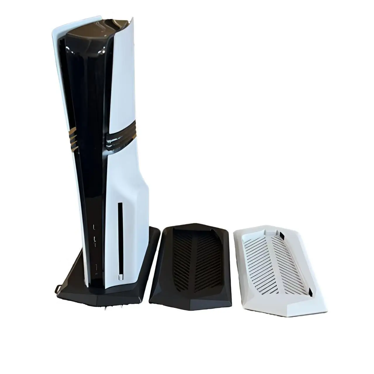 

Vertical Stand for PS5 PRO Optical Drive Version Upright Bracket Simple Game Console Accessories Black White