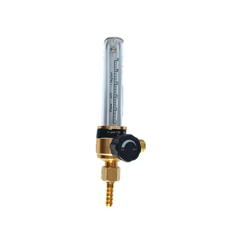 

Газовый расходомер для аргона и углекислого газа с двойным выходом воздуха, поплавковый, 180 градусов