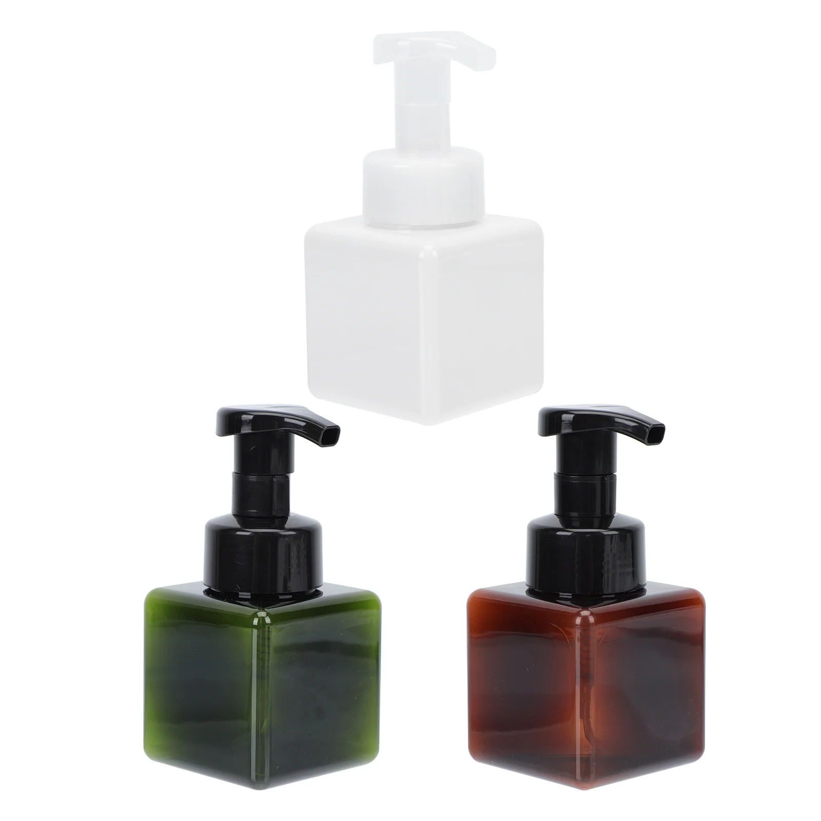 3 قطعة زجاجة توزيع الصابون الرغوي 250 مللي قابلة لإعادة الملء وقابلة لإعادة الاستخدام مانعة للتسرب ومضادة للكسر محمولة للسفر والمنزل والحمام والمطبخ #4