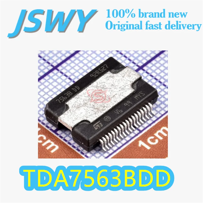 

(2/30 pieces) TDA7563BDD Original TDA7563 Silk-screened 7563B Package HSOP-36 4-Channel Automotive Audio Amplifier Electronics