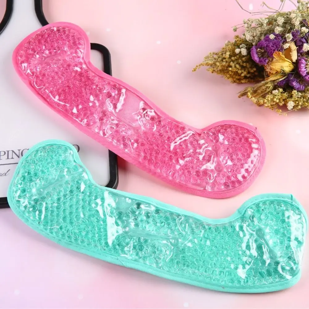 Hot or Cold Compress Head Gel Ice Pack Gel Bead Reusable Migraine Ice Wrap Relaxing Women Beauty Headache Ice Bag Forehead Care view 4