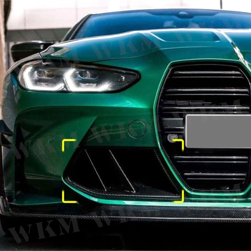

VACOMUL Dry Carbon Fiber Front Bumper Air Intake Cover Body Kits For BMW M3 M4 G80 G82 G83 2021+ Car Styling