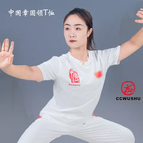 ccwushu T-shirt wushu clothes uniform wushu T-shirt chinese kungfu clothes wushu taichi taiji clothes uniform wushu clothing