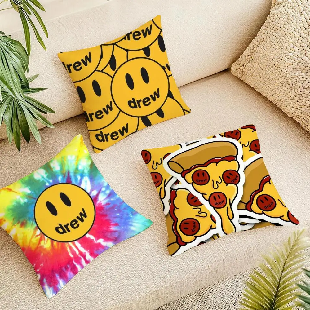Fashion D-Drew H-House Cushion Cover Organic Linen Square Pillow Case Naturally Durable Hypoallergenic Gentle On Sensitive Skin