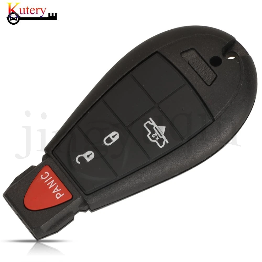 Jingyuqin-llave de coche inteligente con control remoto, llave de GQ4-53T para Dodge RAM 1500, 2500, 3500, 4500, 2013-2019, 433MHz, Chip de ID46-PCF7961A, 2/3/4/5 botones