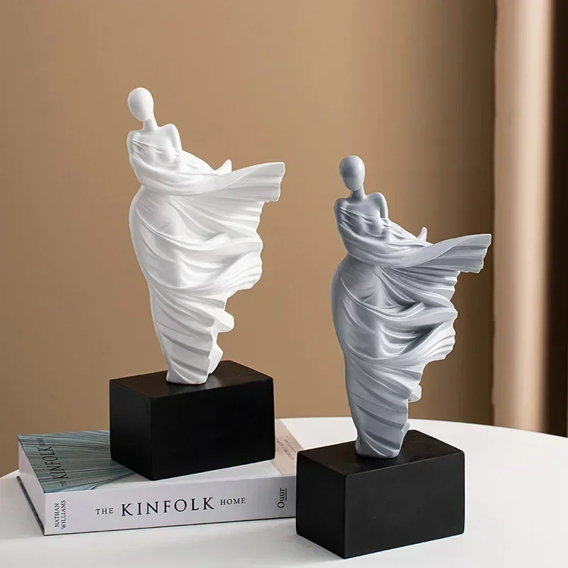 Nordic abstract figure art ornament home decoration living room porch counter ornament high-end display statue