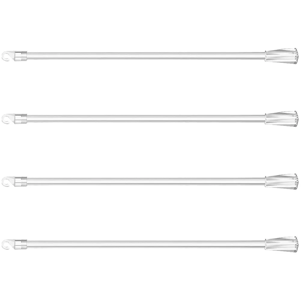 

Набор из 4 прозрачных приводных штанг для жалюзи, 19 дюймов, для замены, плавное управление, прочные стержни для штор