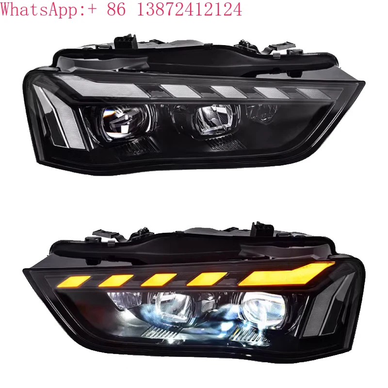 

LED Headlights for Audi A4 2013-2016 B8 B9 Sportback Front Light 6000k New Condition 12V LED Lens Modified Headlamp