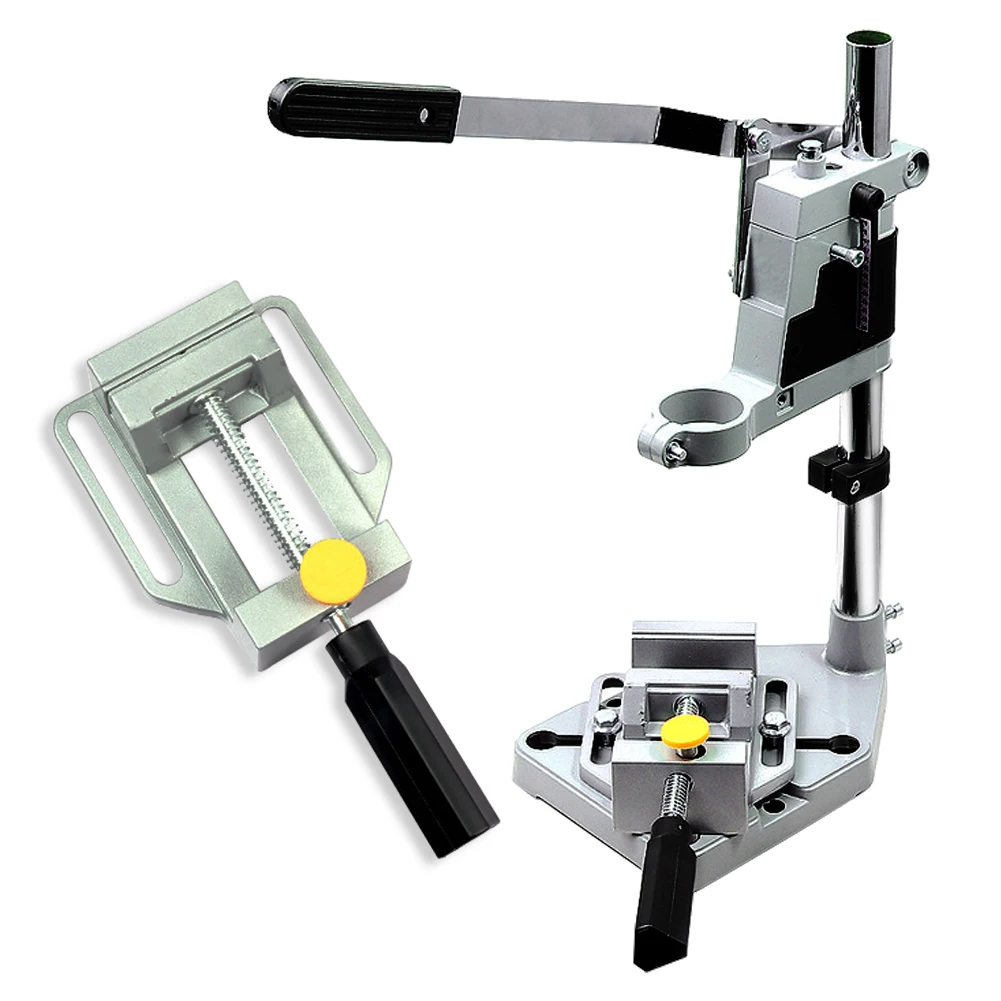 

Electric Bench Drill Stand Single-Head Electric Drill Base Frame Multifunctional Aluminum Alloy Power Grinder Accessories