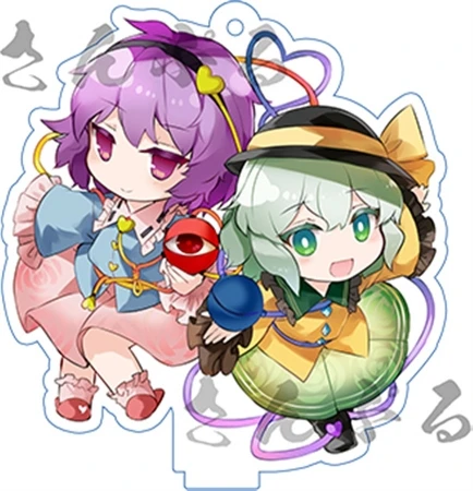 

Q Edition Anime Fans Gifts Touhou Project Game HD Character Acrylic Stand Kirisame Marisa Izayoi Sakuya Series About 10cm