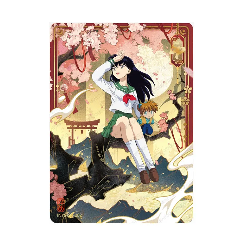 

Коллекционные аниме-карточки KAYOU Inuyasha He Yun Pack Series 1 (SP/BP/Hide LR/LR/QR/MR/SSR/SR/R) — оригинальный набор, изысканный подарок на день рождения