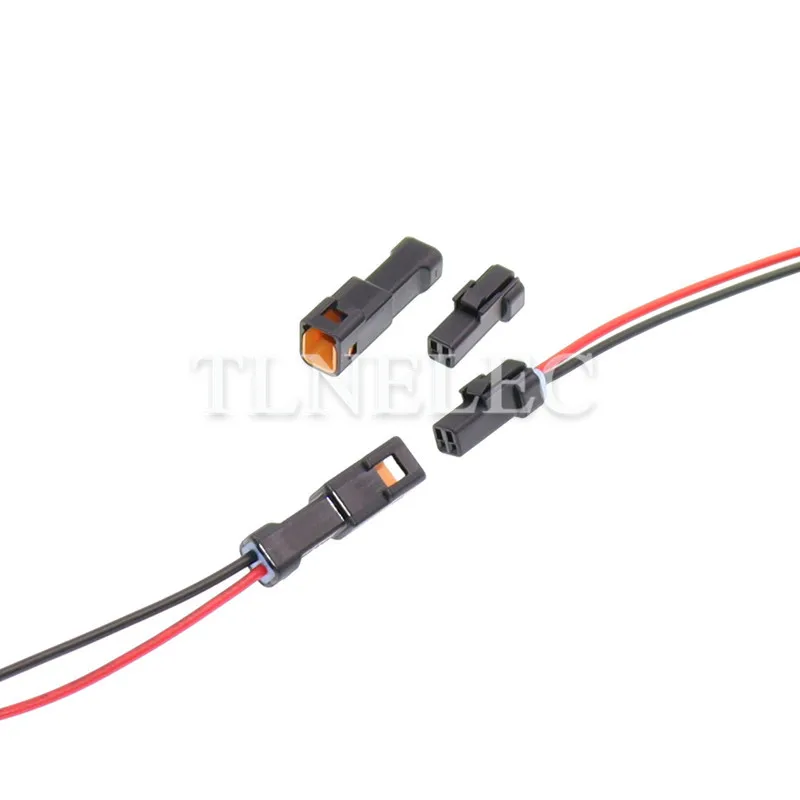 2 Pin Way Car Modification Plug Auto Low Current Wire Socket With Wires Automotive Parts 02T-JWPF-VSLE-S 02R-JWPF-VSLE-S