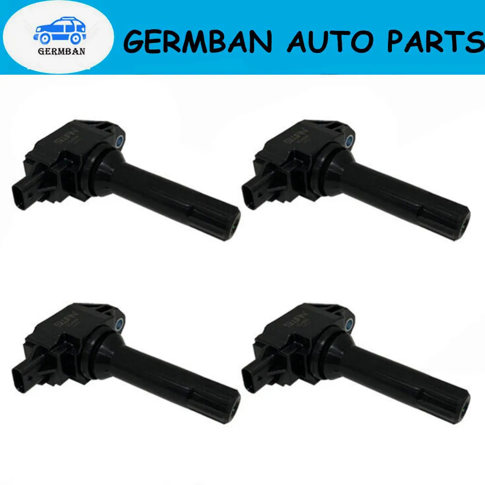 22433-AA681 22433AA681 Set of 4 Swan Ignition Coil Pack for Subaru Forester Liberty Outback 2.5i FB25 22433AA67A,22433AA67B