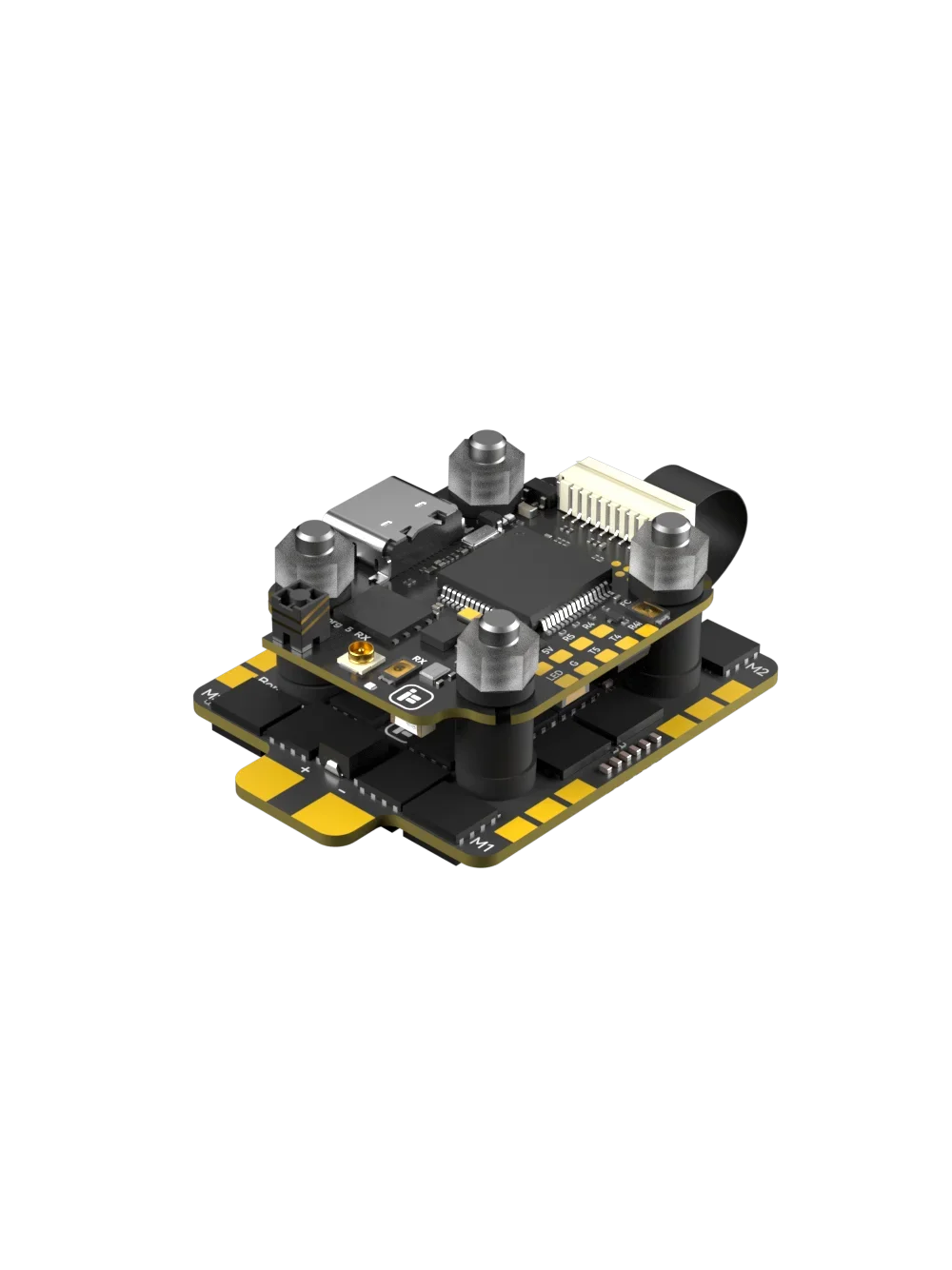 VoltSiflight Borg 5s Rx Stack With Borg 5s RX FC Flight Controller / Borg 60RS ESC Fpv Racing Parts 30.5MM