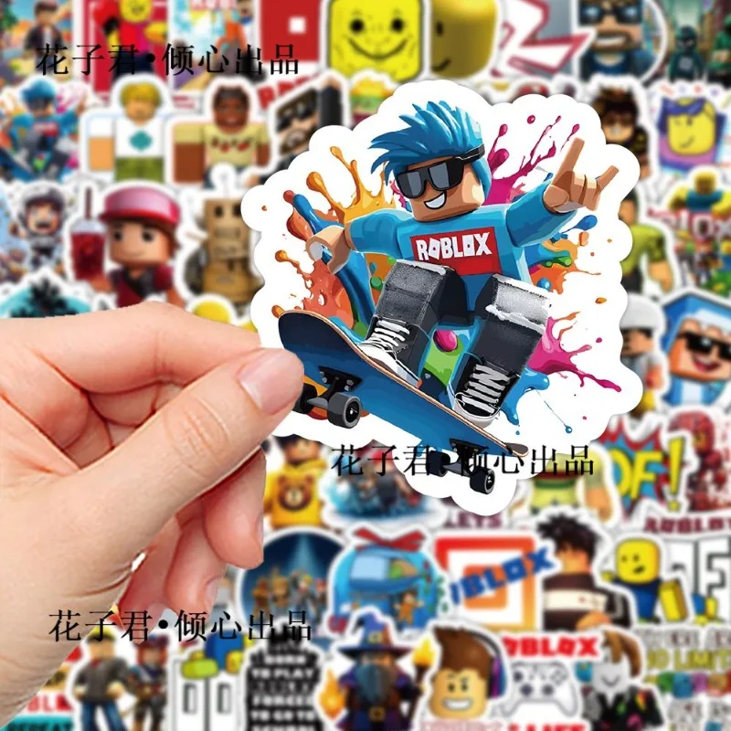 ملصقات Roblox Game الطرفية لشخصيات ألعاب الرسوم المتحركة الإبداعية ملصقات مقاومة للماء هدايا الضروريات اليومية للحفلات
