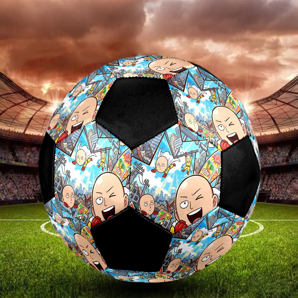 1PC One-Punch Man Football Soccer Ball Size 5 Practice Ball Fashion Team Training Cool Sports Gift HE48 view 3