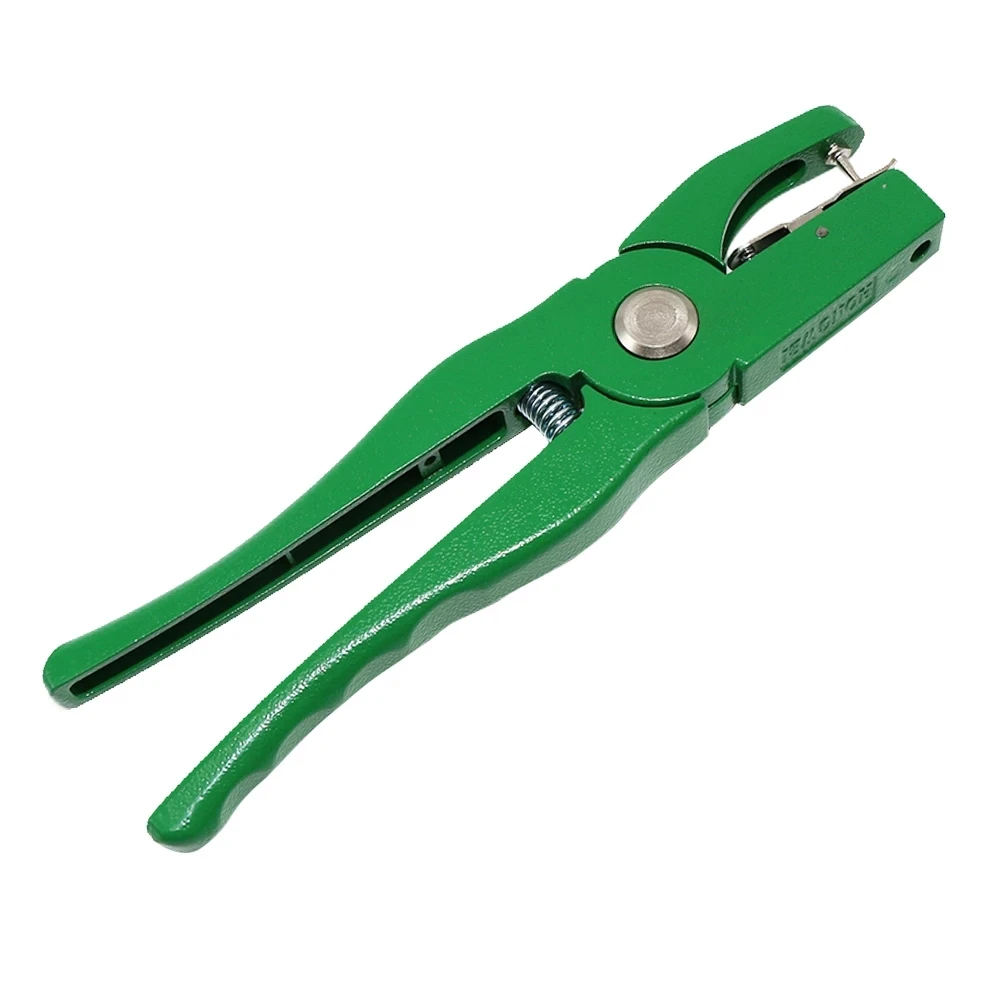 1Pcs Animal Ear Tag Pliers Control Device Green Metal Ear Thorn Clamp Swine Cow Sheep Rabbit Identification Tool Hole Puncher