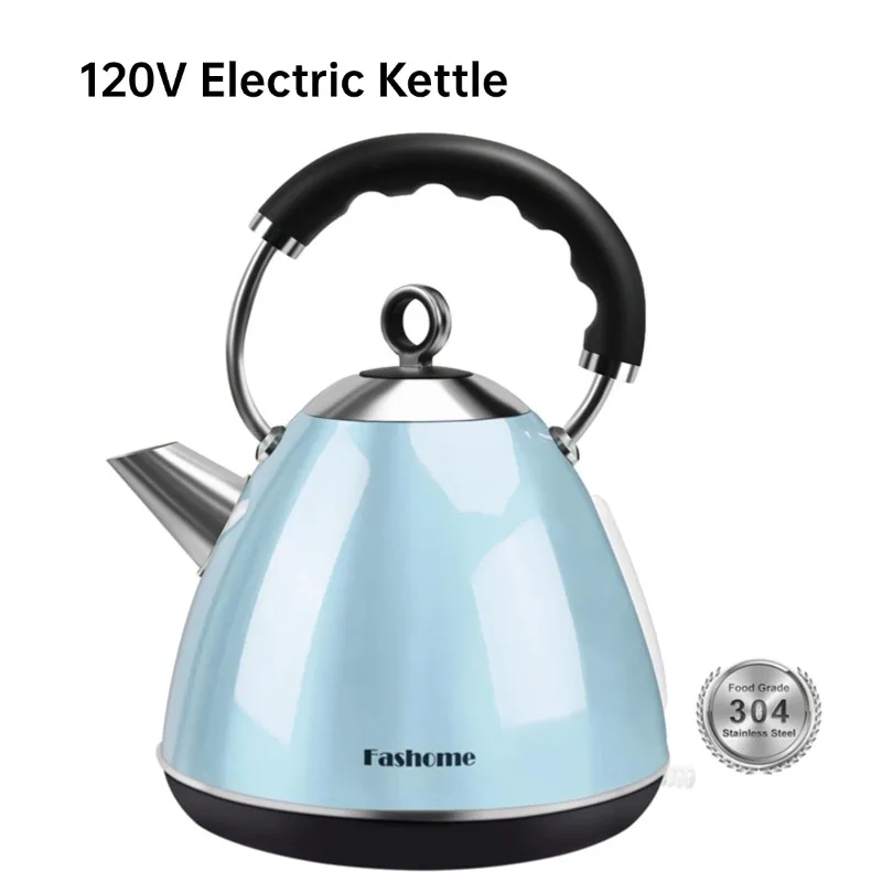 

Electric Kettle Stainless Steel Auto Shut off Kitchen Appliances 1500W Quick Heating Kettle Samovar Tea Coffee Thermo Pot Gift