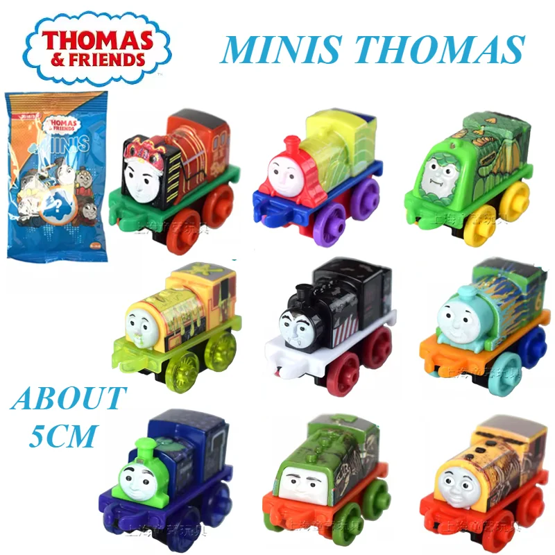 

Thomas and Friend Random Minis Train Carro Toys for Boys Rail Box Car about 5CM Yongbao Emily Diesel Spencer Henry Birthday Gift