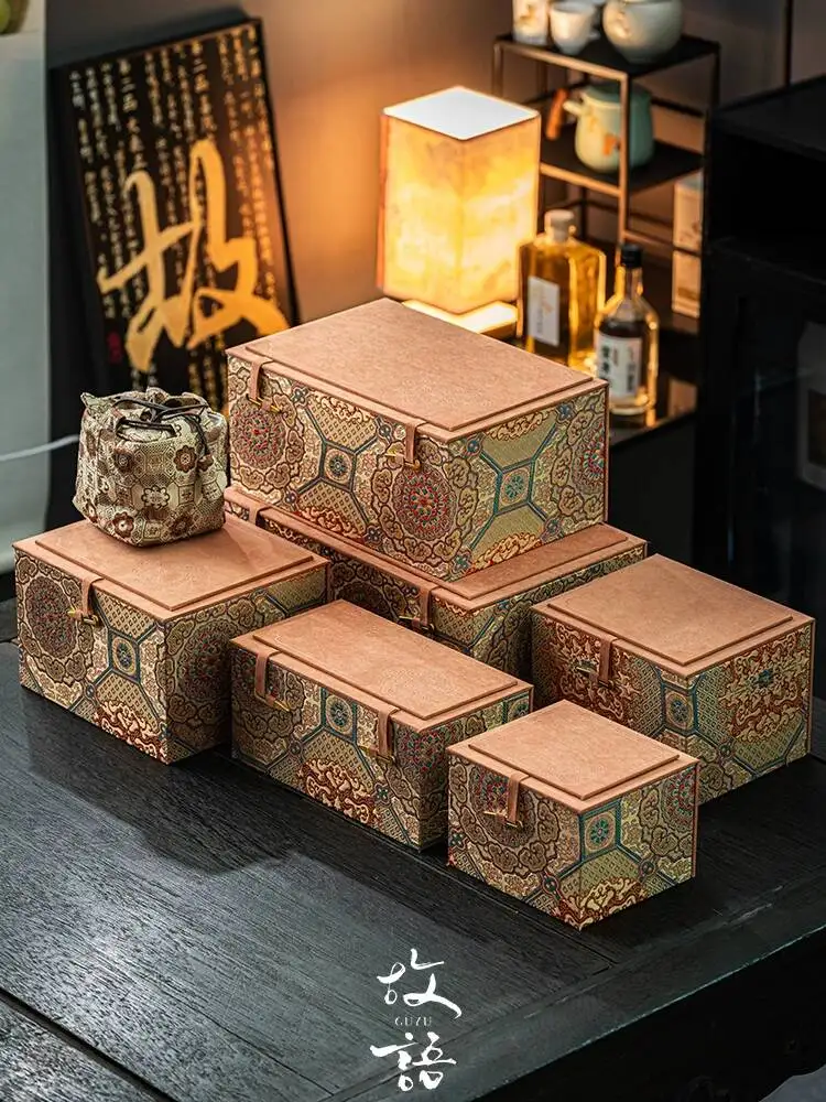 Ancint Languag Dunhuang Sris Cultural Crativ High-End Tapot With Lid And Bowl On Pot Two Four Cups Gift Box Chins