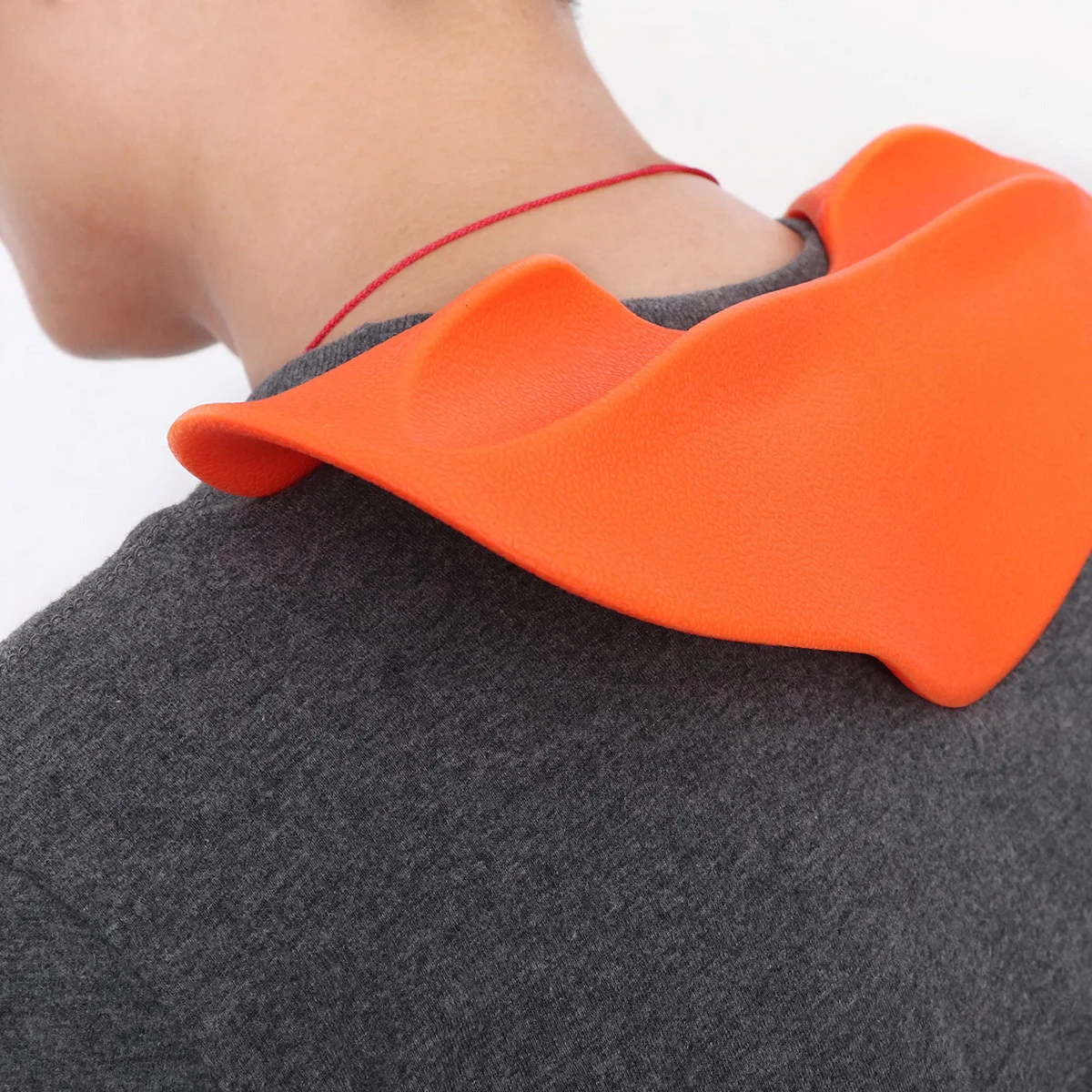 

Barbell Squat Pad Orange High Density Rubber Shoulder Neck Protection For Gym Workout Squat Shoulder Pad Barbell Cushion