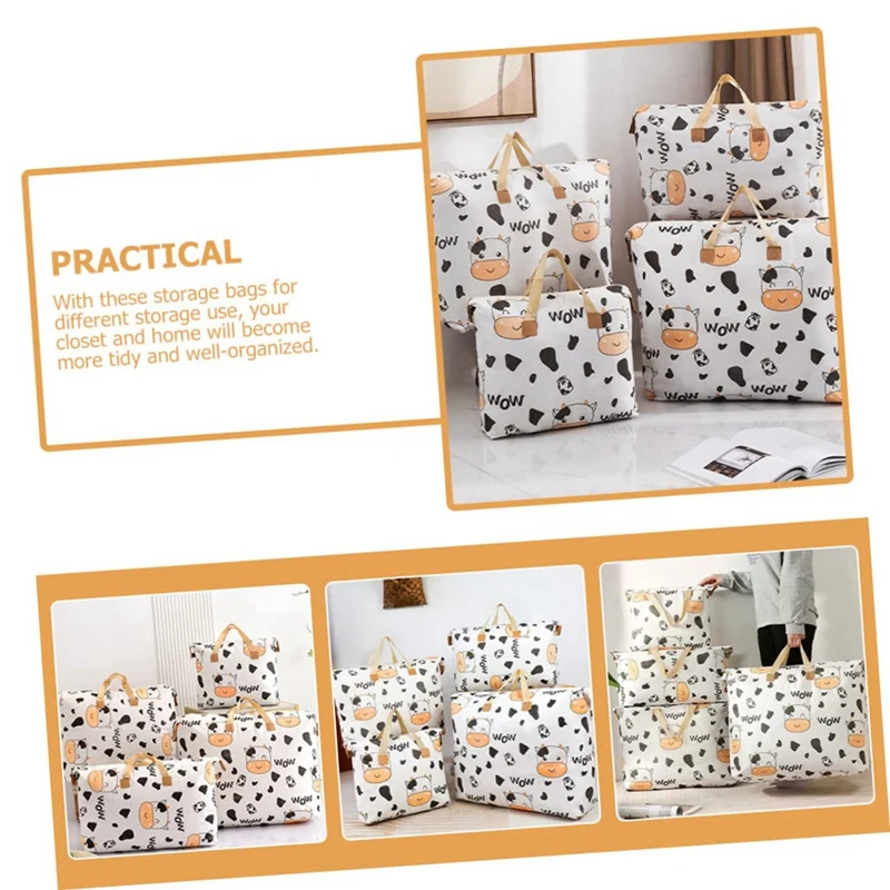 Large Capacity Storage Bag With Handle Capacity Clothes Storage Bag Organizer With Handle,Foldable Closet Organizer