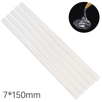 5pcs White Clear 7mm Hot Melt Glue Sticks for Electric Glue Gun DIY Craft Hand Repair Tools 7 mm Strong Adhesive Glue Sticks