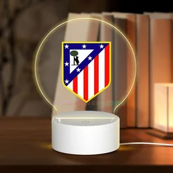 Athletic Club Madrid Acrylic Photo Lamp Photo LED Night Light,Photo Frame,Gift for Couple, Anniversary Gift,Art Decoration