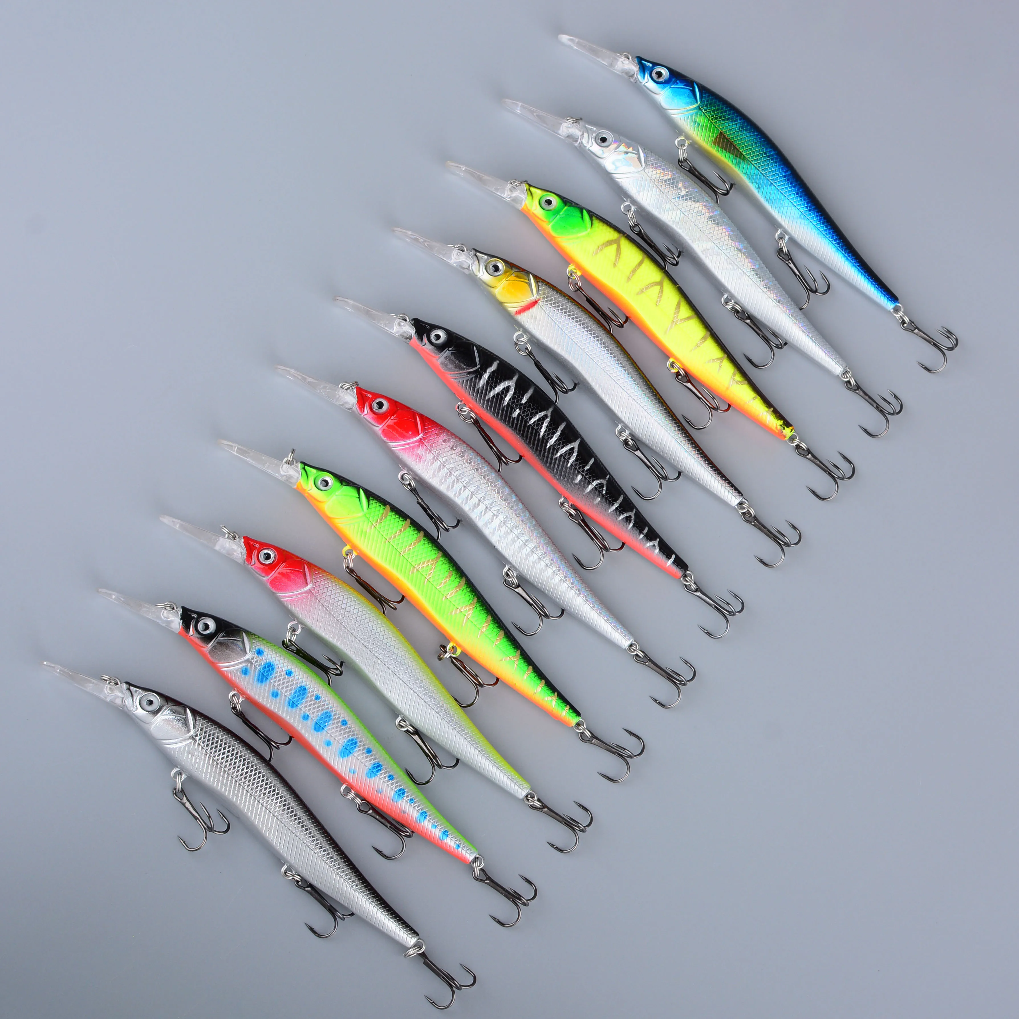 Señuelo Jerkbait Long Deep Minnow para trucha, lucio y lubina - imagen 4