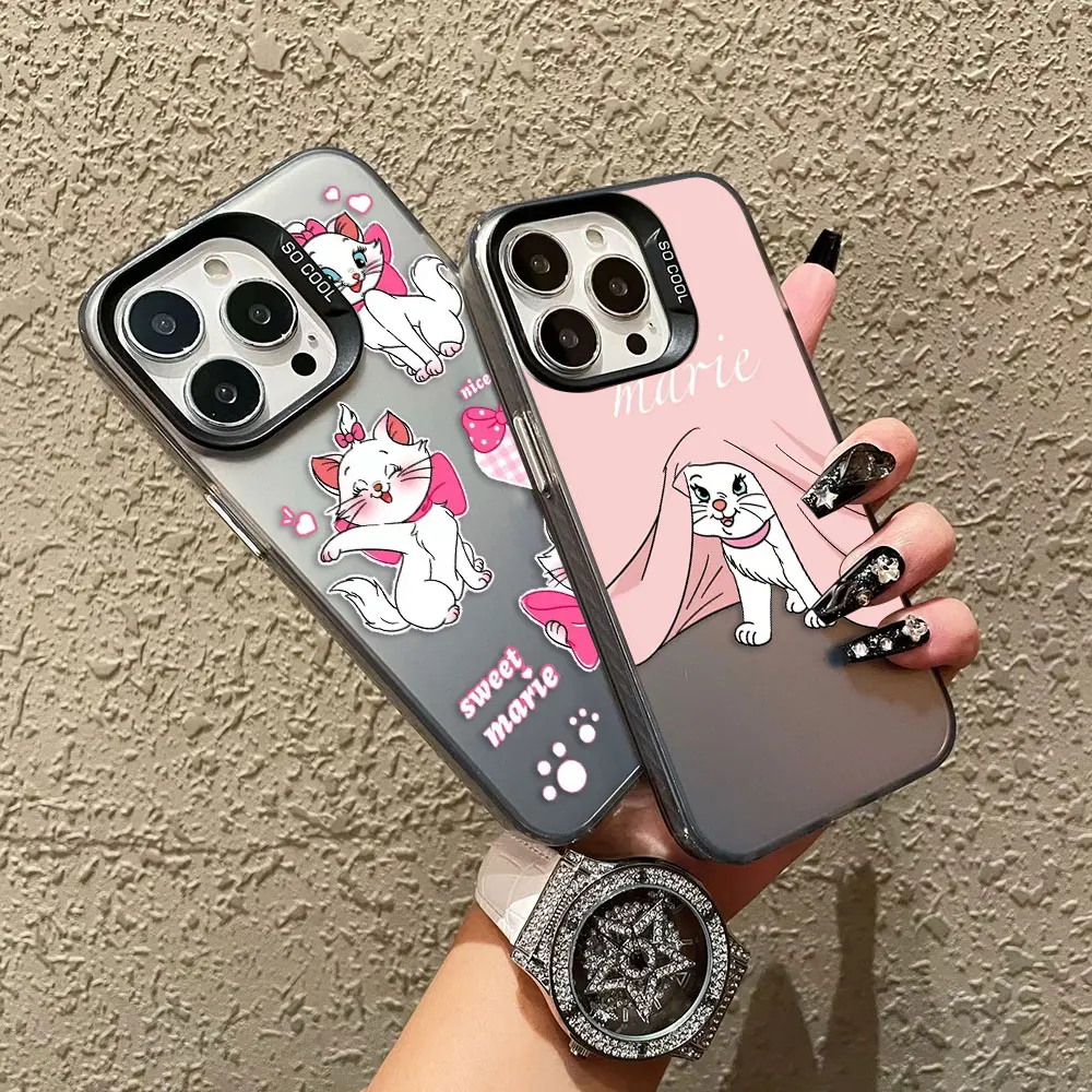 Disney Aristocrats Marie Cat Cover Phone Case For Samsung Galaxy S25 2S4 S23 S22 S21 S20 S30 FE ULTRA PLUS Hard Shockproof Case