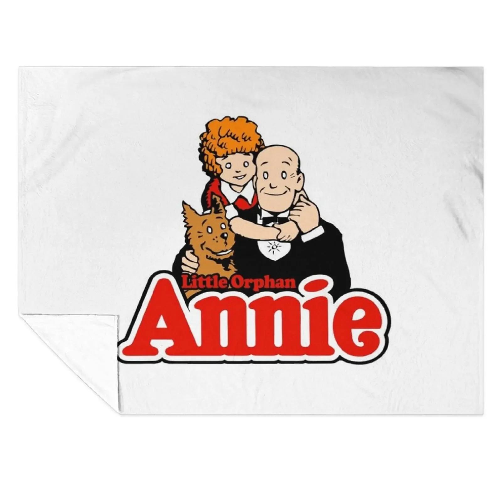 

Little Orphan Annie Throw Blanket Soft Plaid Kid'S bed plaid Heavy Blankets