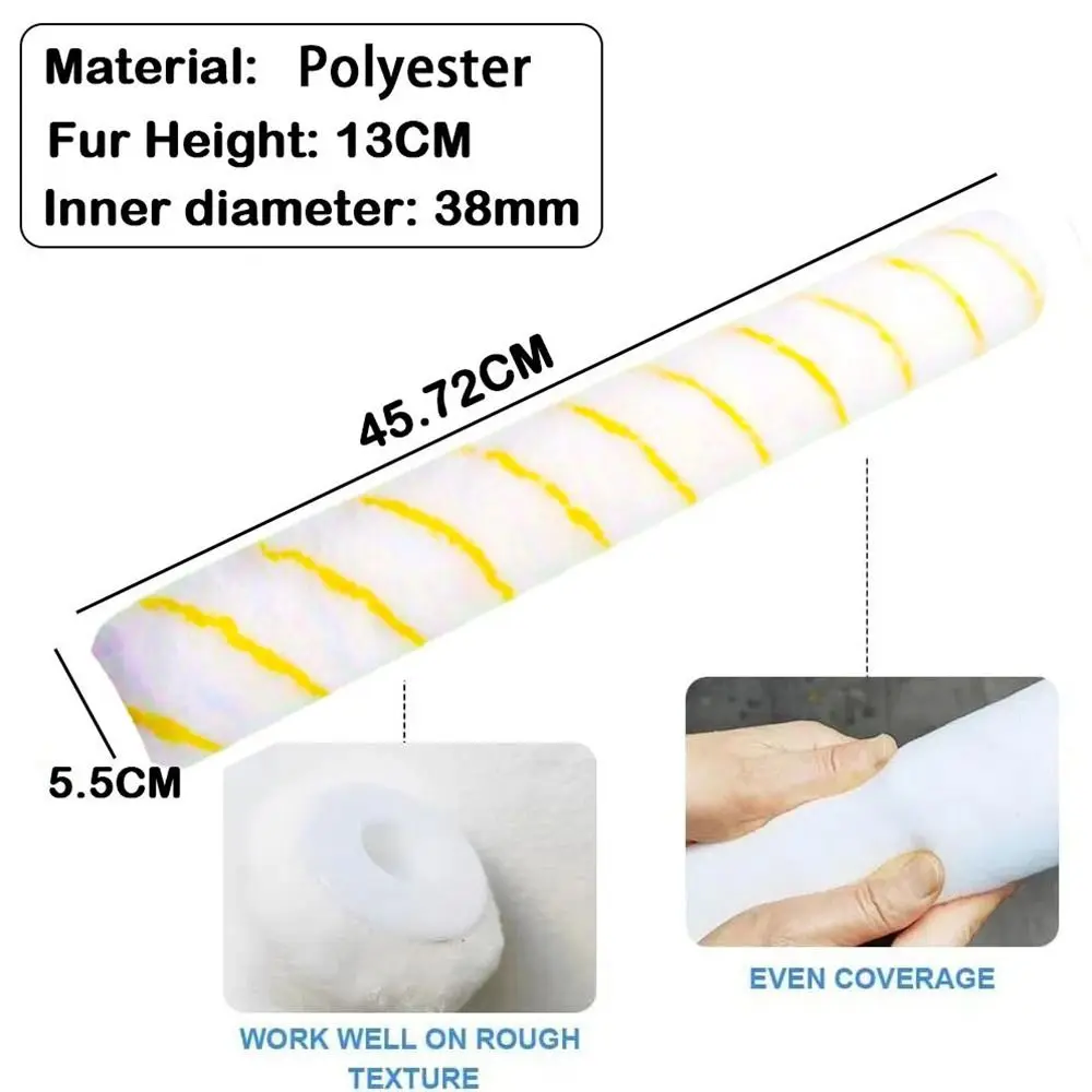 Aluminum alloy Adjustable Paint Roller Wall Ceilings Alat Replacements Accessory Roller Paint Brushes Wall Painting Tools