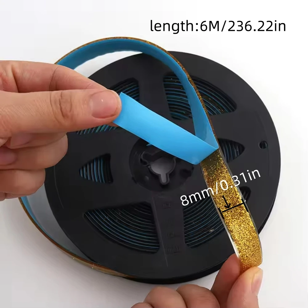 1pc Self-Adhesive Ceramic Tile Gap Tape Kitchen Bathroom Waterproof Beautiful Seam Tape Wall Floor Gap Line Household Decoration