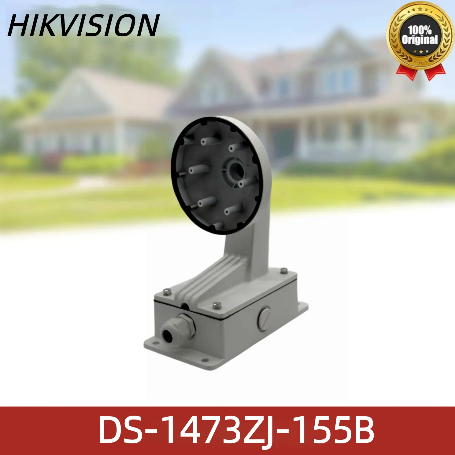 support-mural-hikvision-ds-1473zj-155b-avec-boite-de-jonction-en-alliage-d'aluminium-pour-camera-de-securite-a-dome