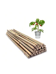 20pcs Bamboo Garden Wooden Stakes Ecological Friendly Bamboo Plants Wooden Stakes, Climbing Plants - Bamboo Sticks