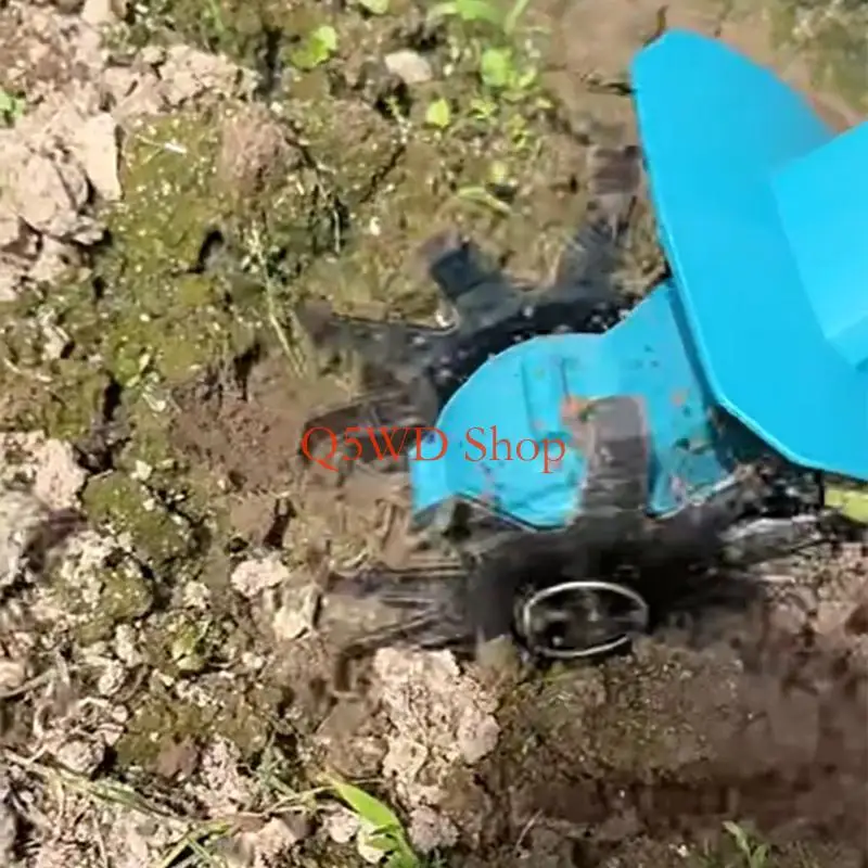Q5WD Handheld Tiller Cultivator Electric Tiller Battery Powered Cultivator for 18/21V