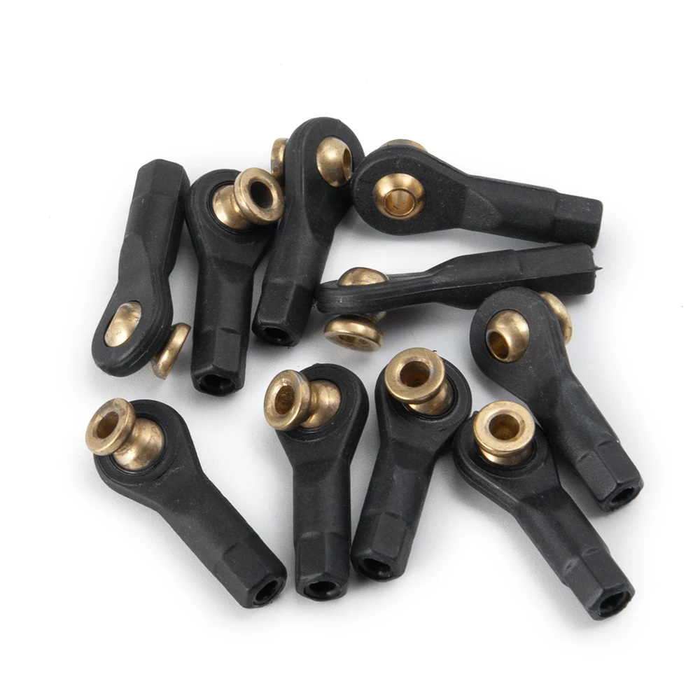 AXSPEED 10PCS M2 M3 Rod End Plastic Ball Head Holder Tie Wear Resisting Ball Joints for RC Boat Car Airplane Trucks Buggys