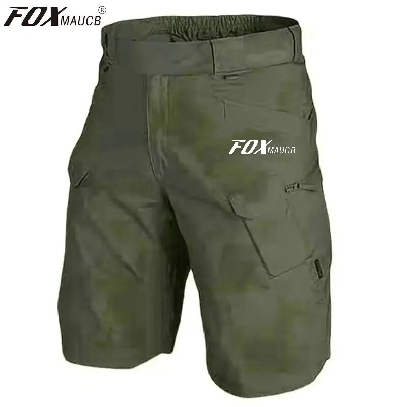 

Men MTB Downhill Shorts FOXMAUCB Cycling Cargo Shorts Road Riding Trousers Bicycle Enduro Mountain Bike Bottoms Bicycle Culottes
