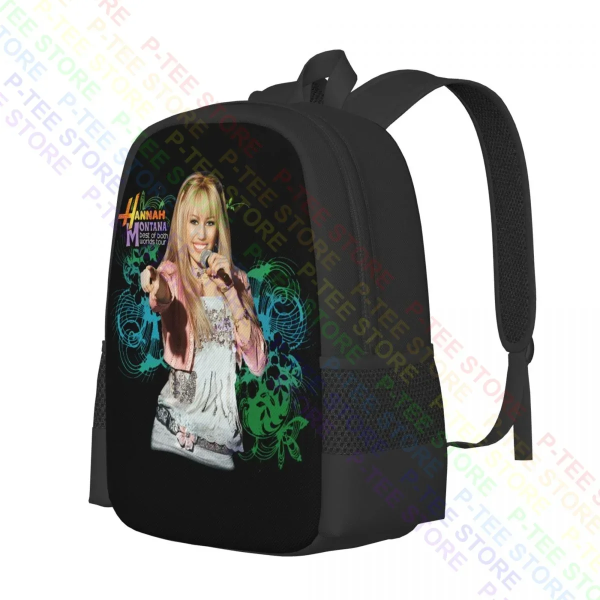 Hannah Montana Best Of Both Worlds TourBackpack Large Capacity Gym Shopping Bag