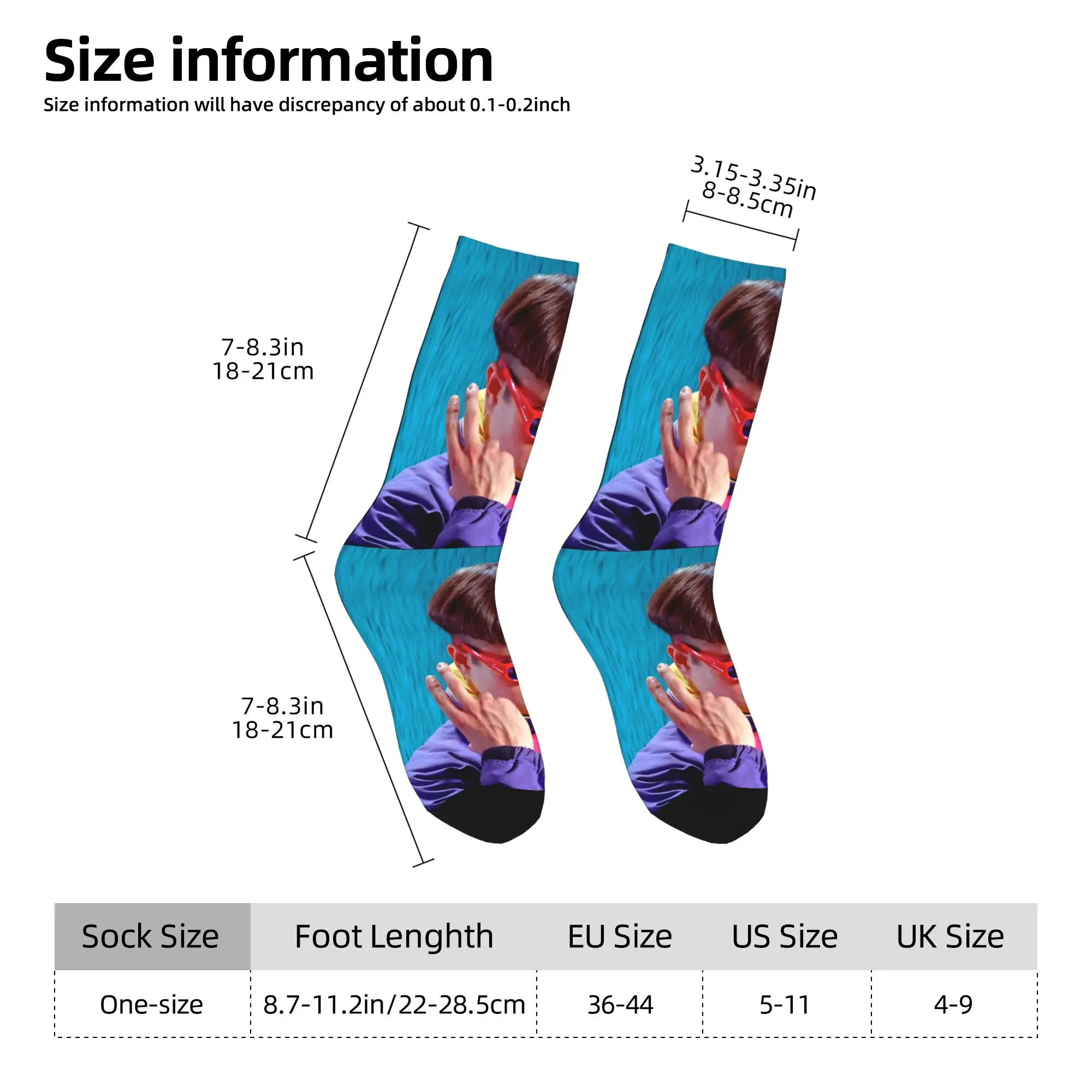 Fashion Men's Socks Harajuku Oliver Tree Album Singer Sock Polyester  High Quality Women's Socks Spring Summer Autumn Winter