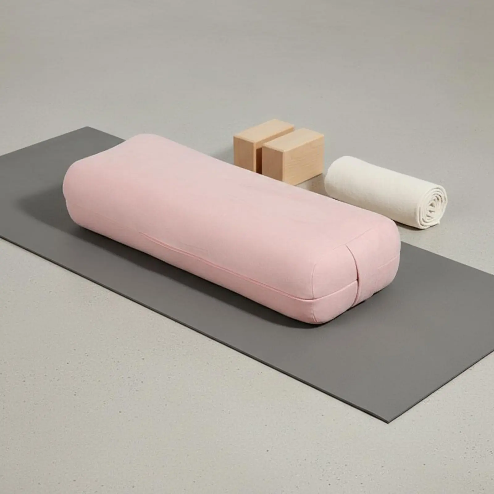 

Alignment-Focused Practice Prop Machine Cleanable Cover Rectangular Exercise Pillow Firm Meditation Pillow Breathable Long Floor