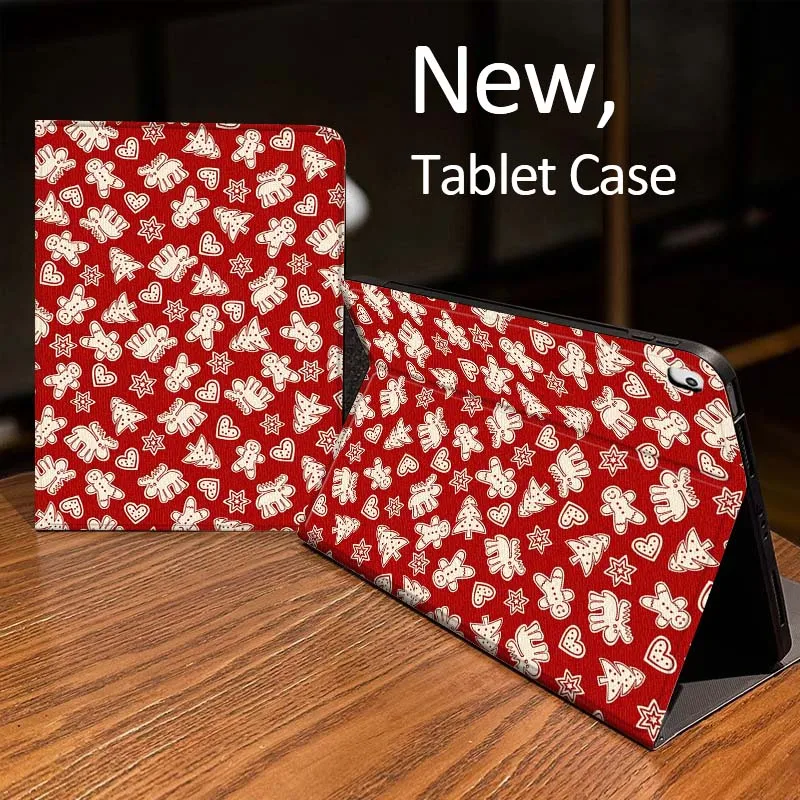 

Red White Diagonal Stripes Case For iPad Pro mini Air 1 2 4 3 5 6 7 8gen 9gen 11 M2 M3 M4 6th 7th 10th 11th Gen 2025 Tablet