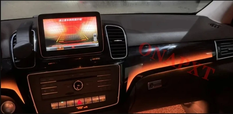 

APP Steering Wheel Control Dynamic Shodow Decorative Dashboard Strip LED Atmosphere Lamp For Benz GLE ML GLS W166