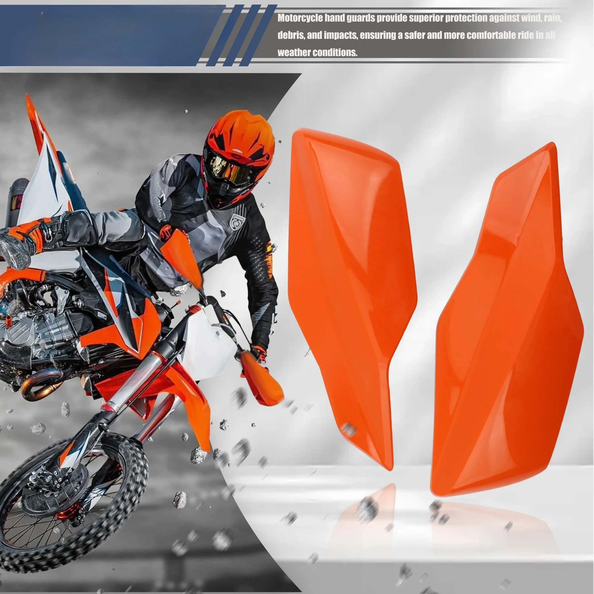 

Защита руля для мотоциклов KTM: ветрозащитные накладки для 300 EXC SXF XCF XCW EXCF 125-500 Enduro, кроссовых и внедорожных мотоциклов