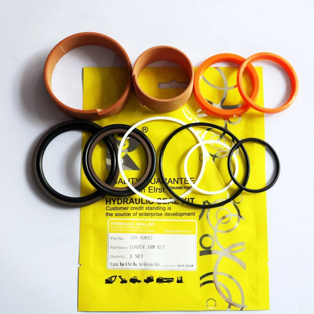 

Compatible with Hydraulic ARM Cylinder Seal Kit 550-42842 for Backhoe Excavator
