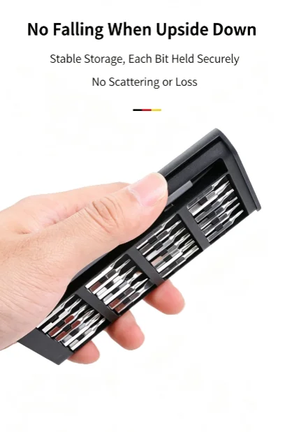 25 in 1 Mini Precision Screwdriver Set Flat Head & Cross Tip Manual Repair Tool Kit for Phone Glasses Laptop Tablet Electronics image 5