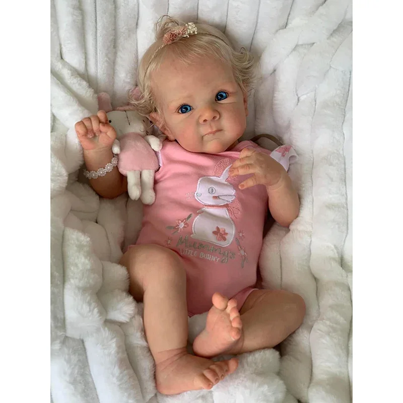 

45CM Reborn Baby Doll Bettie Lifelike Soft Touch Genesis Paint 3D Skin Multiple Layers with High Quality Art Doll Bebe Reborn