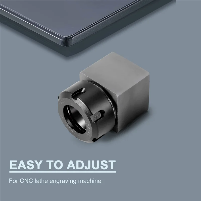 ABFKL ER32 Collet Chucks Block Set of 2 Square and Hex Workholding Holder for CNC Lathe Engraving Machine